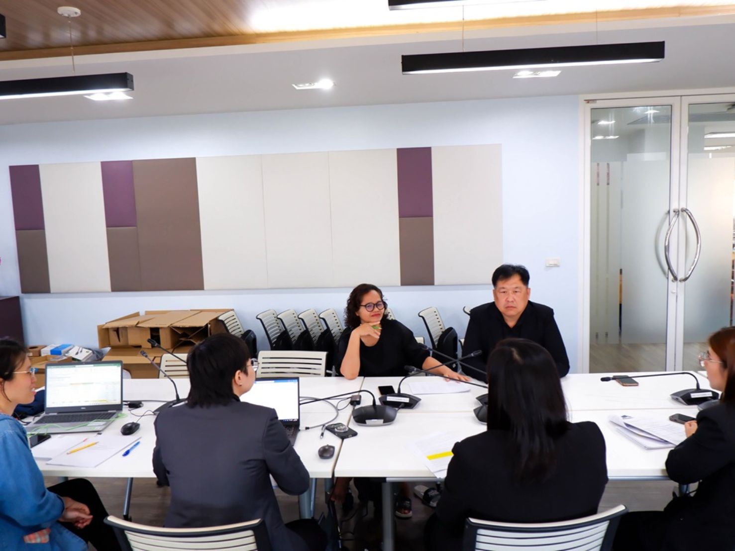 การประชุมปิดการตรวจสอบ การสอบทานรายงานการเงินสถาบันฯ สำหรับปีสิ้นสุด วันที่ 30 กันยายน 2568